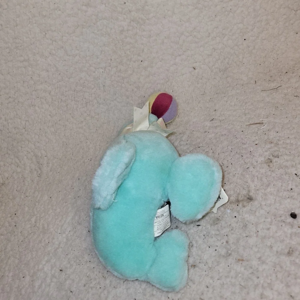Vintage 1995 Ganz‎ Loving Hearts Silly Seal Musical Circus Stuffed Plush